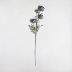 Dunelm Artificial Cardoon Thistle Purple Single Spray 78cm -Garden Decoration Craft 1000158291 alt01