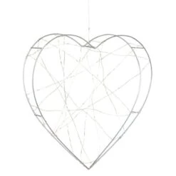 Dunelm Outdoor Light-Up Metal Heart Decoration -Garden Decoration Craft 1000159501 alt02
