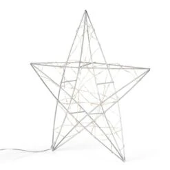 Dunelm Outdoor Light-Up Metal Star Decoration -Garden Decoration Craft 1000159502 alt02