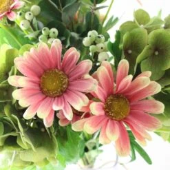 Dunelm Florals Forever Chloe Hydrangea Luxury Bouquet Pink 63cm -Garden Decoration Craft 1000163184 alt02