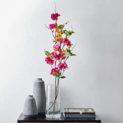 Dunelm Artificial Blossom Ochre Spray 90cm -Garden Decoration Craft 1000167555 alt02