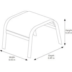 Dunelm Montreal 6 Seater Dining Set -Garden Decoration Craft 1000182833 alt07