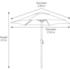 Dunelm Montreal 6 Seater Dining Set -Garden Decoration Craft 1000182833 alt09