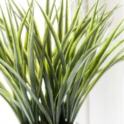 Dunelm Artificial Grass In Ceramic Pot -Garden Decoration Craft 1000183216 alt02