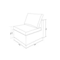 Dunelm Cancun 4 Seater Rattan Grey Modular Sofa Set -Garden Decoration Craft 1000183657 alt06