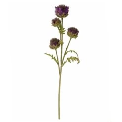 Dunelm Bundle Of 6 Thistle Spray Purple 75cm -Garden Decoration Craft 1000184189 alt02