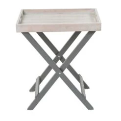 Florenity Grigio Grey Folding Butler Tray