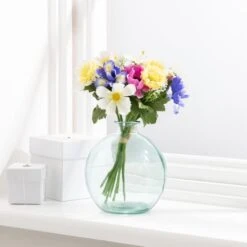 Dunelm Daisy And Iris Multi Bouquet 30cm