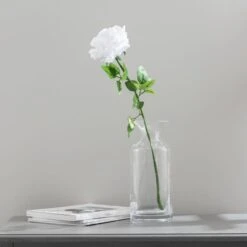 Dunelm Rose Stem White 64cm
