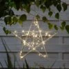 Dunelm Outdoor Light-Up Metal Star Decoration
