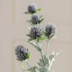 Dunelm Artificial Thistle Purple Single Spray 70cm 7 Dunelm Artificial Thistle Purple Single Spray 70cm -Garden Decoration Craft 30672999 alt02