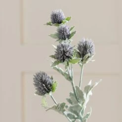 Dunelm Artificial Thistle Purple Single Spray 70cm 8 Dunelm Artificial Thistle Purple Single Spray 70cm -Garden Decoration Craft 30672999 alt03
