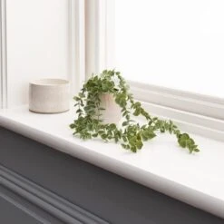 Dunelm Artificial Trailing Eucalyptus Green In Reactive Pot