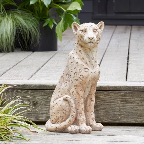 Dunelm Resin Leopard Garden Ornament 1 Dunelm Resin Leopard Garden Ornament