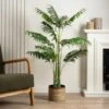 Dunelm Artificial Golden Palm Tree 130cm