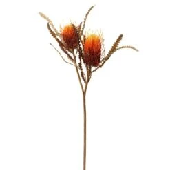 Dunelm Banksia Orange Spray -Garden Decoration Craft 30730262 alt03