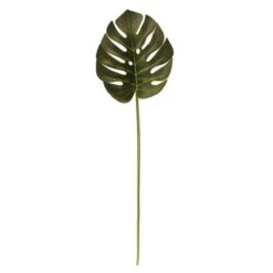 Dunelm Monstera Green Leaf Stem -Garden Decoration Craft 30730278 alt02