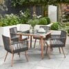 Elements Rope 4 Seater Dining Set