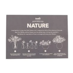 Dunelm Bamboo And Astilbe Letterbox Bouquet -Garden Decoration Craft 30748828 alt06