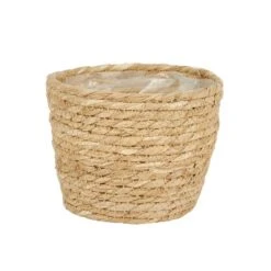 Dunelm Woven Plant Pot Natural Medium -Garden Decoration Craft 30751187 alt02