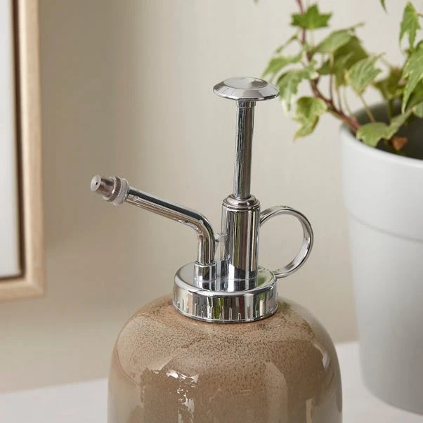 Dunelm Reactive Glaze Plant Mister Grey 2 Dunelm Reactive Glaze Plant Mister Grey - Image 2