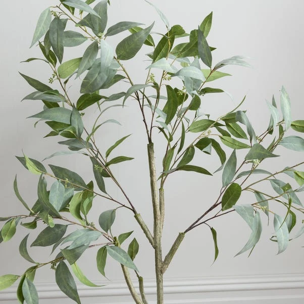 Dunelm Artificial Green Seeding Gum Tree 120cm 3 Dunelm Artificial Green Seeding Gum Tree 120cm - Image 3