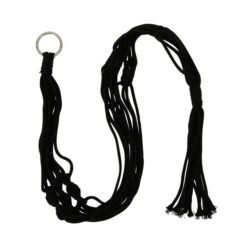 Dunelm Macrame Black Plant Hanger -Garden Decoration Craft 30753308 alt04