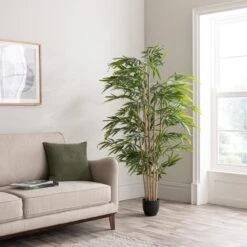 Dunelm Artificial Natural Bamboo Tree 180cm