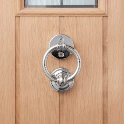 Dunelm Traditional Chrome Door Knocker
