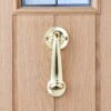 Dunelm Traditional Scroll Gold Door Knocker