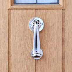 Dunelm Traditional Scroll Chrome Door Knocker