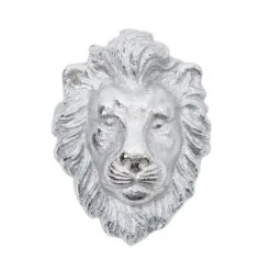 Dunelm Lion Silver Door Knocker -Garden Decoration Craft 30756566 alt02