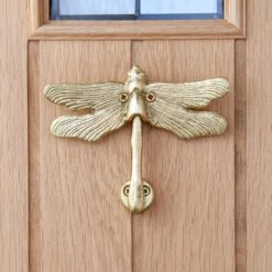 Dunelm Dragonfly Gold Door Knocker