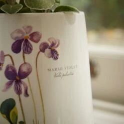 Natural History Museum Marsh Violet Ceramic Plant Pot -Garden Decoration Craft 30757824 alt02