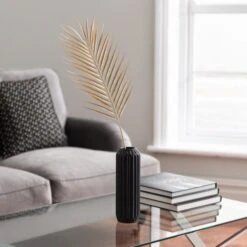 Dunelm Artificial Palm Stem Gold 72cm