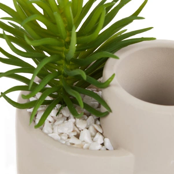Dunelm Concrete Planter And Pen Pot 3 Dunelm Concrete Planter And Pen Pot - Image 3