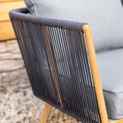 Elements 5 Seater Rope Corner Sofa -Garden Decoration Craft 30788993 alt02