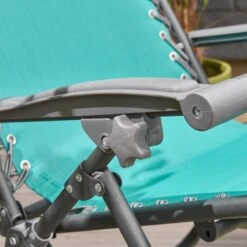 Dunelm Helsinki Lounger Teal Twin Pack -Garden Decoration Craft 30788997 alt03