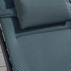 Dunelm Amsterdam Pacific Blue Lounger -Garden Decoration Craft 30788998 alt03