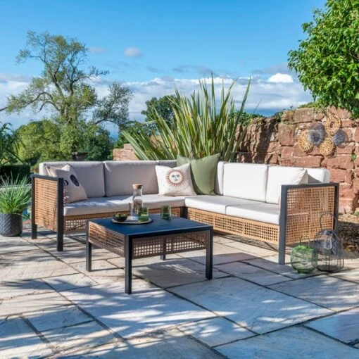 Dunelm Sulu 5 Seater Corner Sofa Set -Garden Decoration Craft 30790990