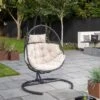 Dunelm Singapore Black Hanging Egg Chair