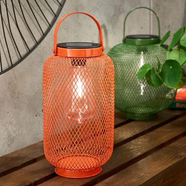 Elements Mesh Solar Lantern Tigerlily 2 Elements Mesh Solar Lantern Tigerlily - Image 2