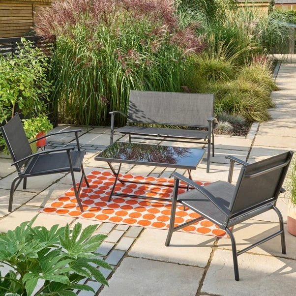 Dunelm Helsinki Folding Conversation Set 2 Dunelm Helsinki Folding Conversation Set - Image 2