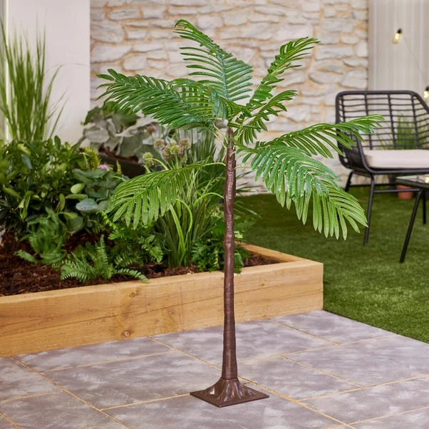Dunelm 4ft Outdoor Palm Tree Mains Powered 2 Dunelm 4ft Outdoor Palm Tree Mains Powered - Image 2
