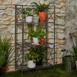 Churchgate Foldable Plant Shelf -Garden Decoration Craft 30795352 alt03