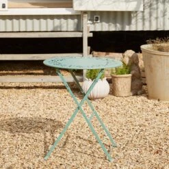 Dunelm Churchgate Green Metal Bistro Set -Garden Decoration Craft 30795661 alt02