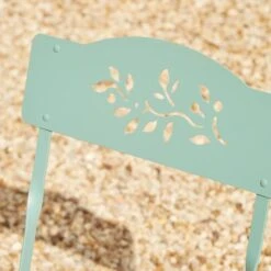 Dunelm Churchgate Green Metal Bistro Set -Garden Decoration Craft 30795661 alt05