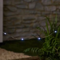 Dunelm 20L White LED Copper Lights