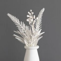 Dunelm White Floral Arrangement In Glass 26cm 6 Dunelm White Floral Arrangement In Glass 26cm -Garden Decoration Craft 30796537 alt02