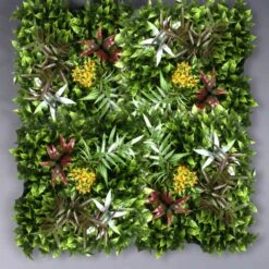 Dunelm Set Of 4 Floral Living Wall Panel 100cm X 100cm -Garden Decoration Craft 30797228 alt03
